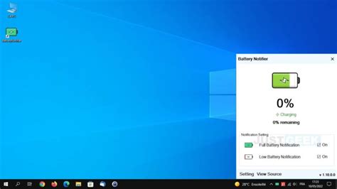 Battery Notifier Afficher L Tat De La Batterie D Un Pc Portable Windows