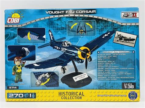 Cobi Vought F U Corsair Ww Historical Wwii Retired Yellow Nose Set