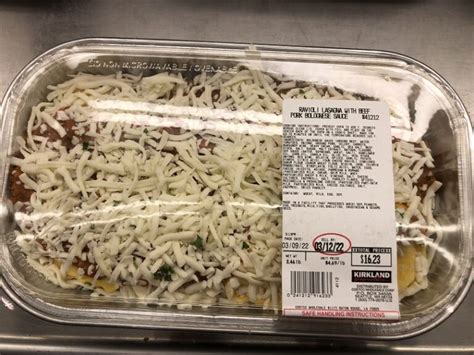 Cooking Instructions for Costco's Ravioli Lasagna!