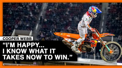 Cooper Webb on Title Hunt | 2023 Anaheim 2 Supercross - Motocross ...