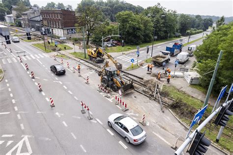 Trwa Modernizacja Torowisk W Zabrzu Urz D Miejski W Zabrzu