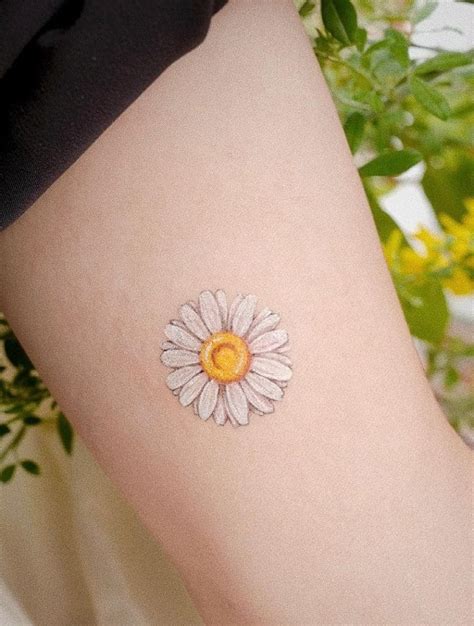 Yellow Daisy Flower Tattoo Designs | Best Flower Site