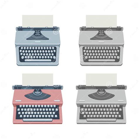 Typewriter Stock Vector Illustration Of Page Knowledge 41506196