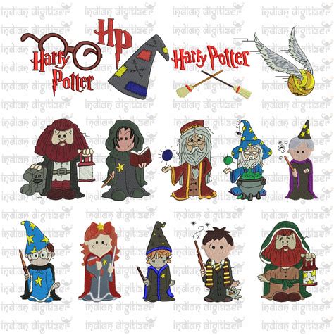 Harry Potter Embroidery Designs Free Hand Embroidery