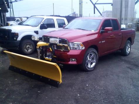 Snow Plow On A 1500