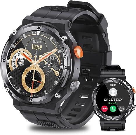 Viran Smart Watch Military For Men Answer Make Calls Voice Assistant