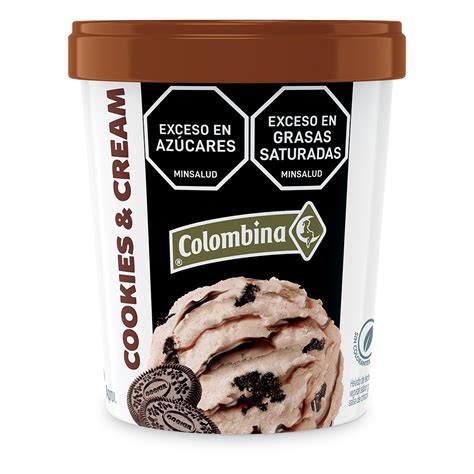 Helado Cookies Cream Helados Colombina