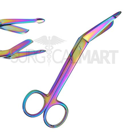 Lister Bandage Scissor 5 5 Multi Color Rainbow Surgical Mart