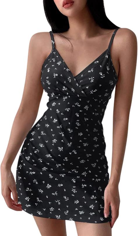 FeiliandaJJ Sommerkleid Damen Sexy V Ausschnitt Kleider Sommer Kurz