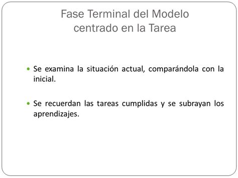 Modelo Centrado En La Tarea Ppt Descargar