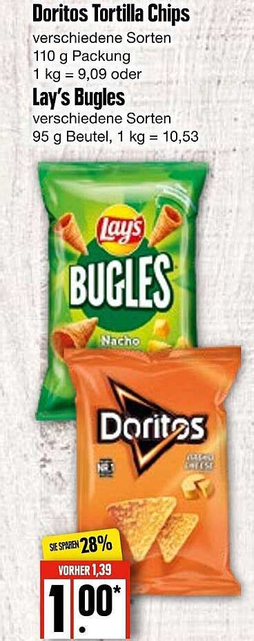 Doritos Tortilla Chips Lay S Bugles Angebot Bei Edeka Frischemarkt