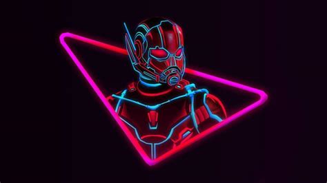 Avengers Neon Wallpapers Wallpaper Cave