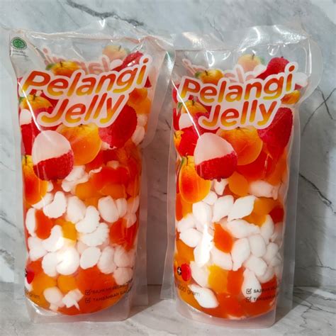 Jual Minuman Pelangi Jelly 500gram Dan 1kg Shopee Indonesia