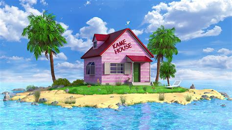 Kame House Cloud Master Roshi Home Dragon Ball Z K Live Wallpaper