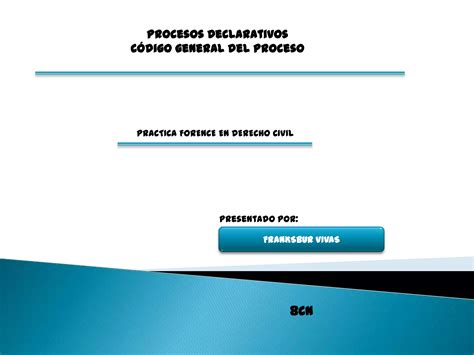 Cuadros sinópticos Estructura y Clasificación Procesos Declarativos PPT