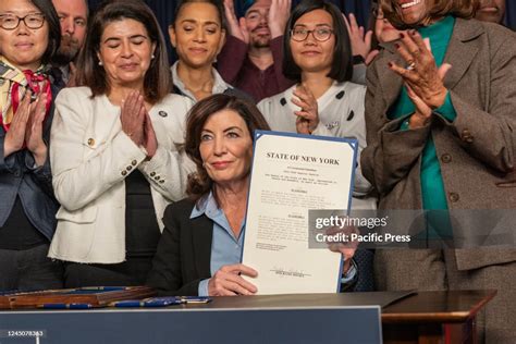 Governor Kathy Hochul Shows Signed Bills Targeting Hatred And News