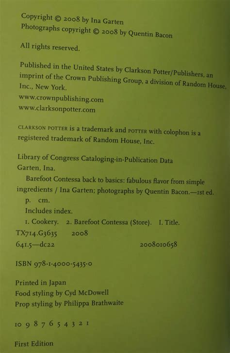 Signed First Edition Back To Basics And More Ina Garten Cookbooks Ebth