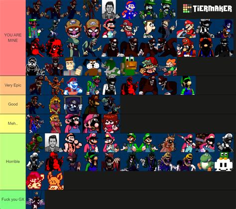 Mario Madness V Characters Tierlist Tier List Community Rankings