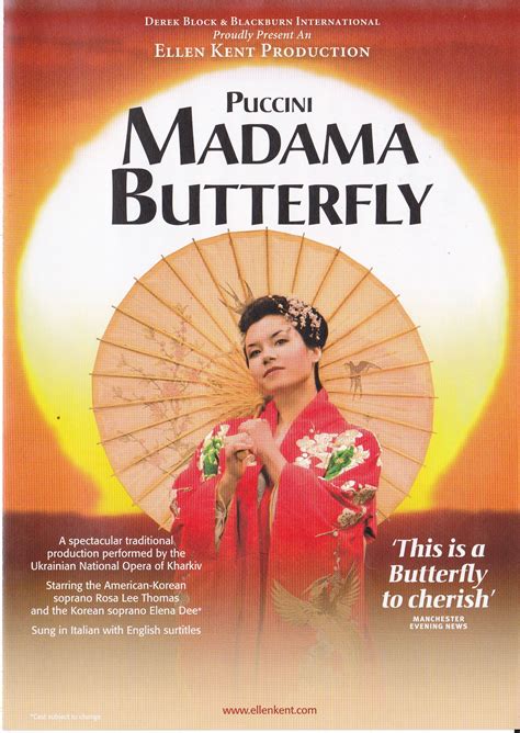 Madame Butterfly Giacomo Puccini Opera Poster Puccini Opera Puccini