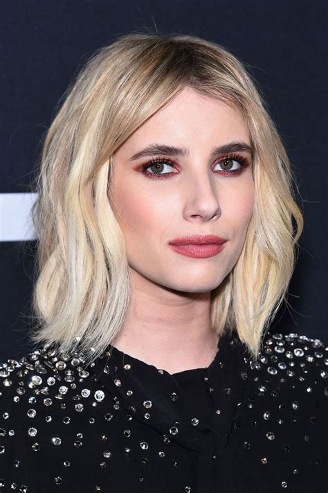Emma Roberts Just Dyed Her Hair Boho Sunrise Blonde And It Looks