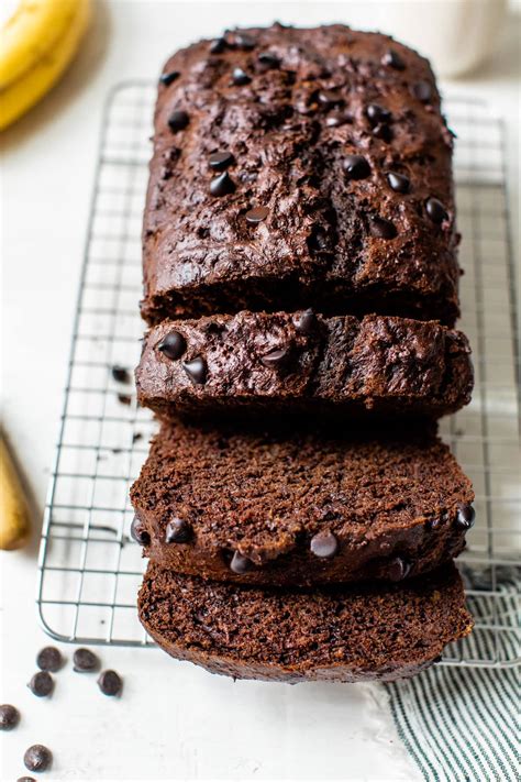 Chocolate Banana Bread Healthy Moist WellPlated