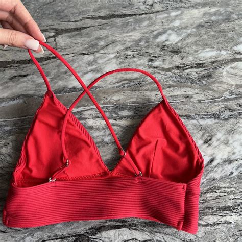 Red Bikini Set Depop