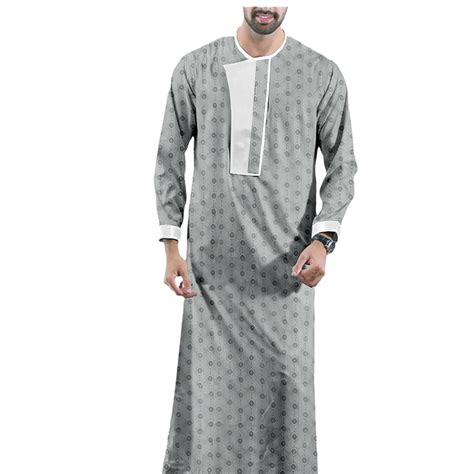 Buy Mens Jubba Thobe Long Robes Traditional Kaftan Arabic Islamic