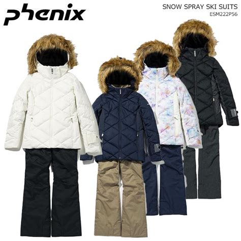 Phenixフェニックス レディーススキーウェア 上下セットsnow Spray Ski Suitsesw222p562023