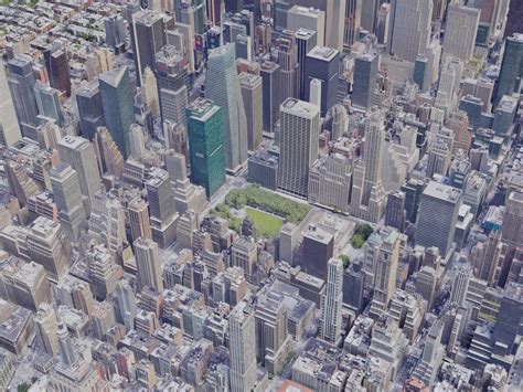 New York City Midtown Manhattan Usa 3d Model 2019 3dcadbrowser