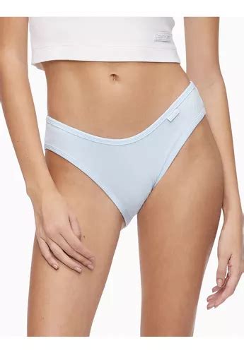 Calz N Bikini Ribbed Azul Sp Calvin Klein Mujer Cuotas Sin Inter S