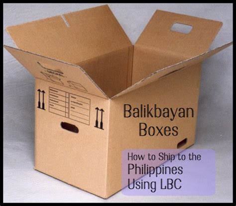 How to Ship a Balikbayan Box to the Philippines: LBC International ...