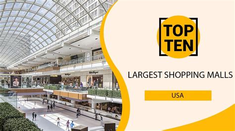 Top Largest Shopping Malls To Visit In Usa English Youtube