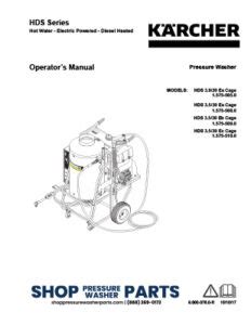 Karcher HDS Cage Pressure Washer Manual SPWP