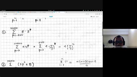 Matem Ticas Discretas I Clase Ejercicio Sumatorias Socrative Youtube