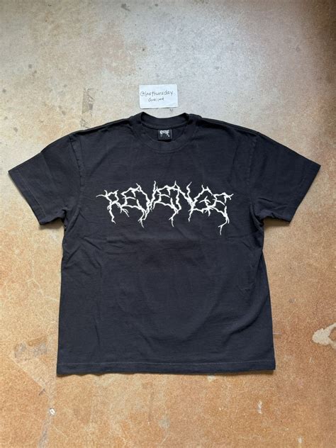 Revenge Revenge X Xxxtentacion Lightning Tee Black White Large Grailed