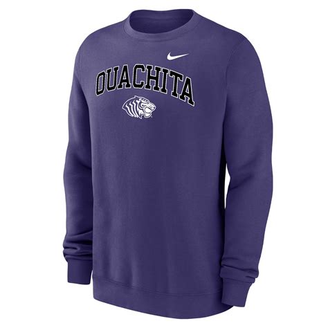 Ouachita Tigers Club Fleece Crew Ouachita Campus Store