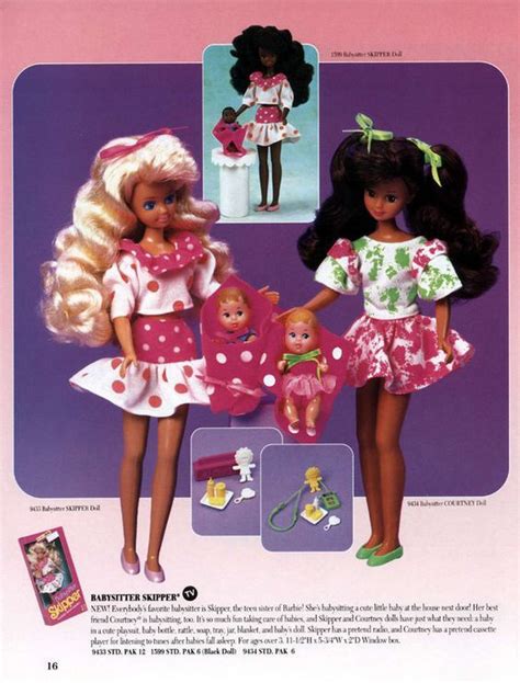 Mattel Catalog Page Babysitter Skipper Blonde And Aa African American