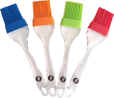 Silicone Basting Brush And Pastry Brush Set Of 4 For Kitchen BBQ