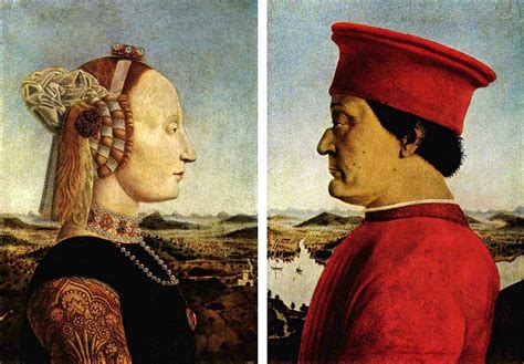 Piero Della Francesca Dittico Di Urbino Olio Su Tavola X Cm