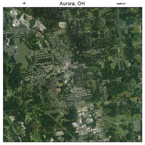 Aerial Photography Map of Aurora, OH Ohio