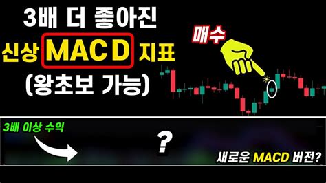 신상 Macd 지표는 기존 Macd보다 3배 더 벌 수 있습니다 비트코인 업비트 Youtube