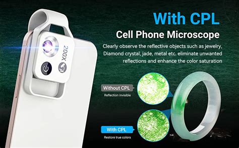 Apexel X Phone Microscope Lens White