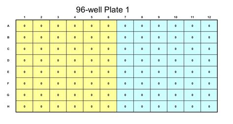 Free Printable 96 Well Plate Templates Excel Pdf Word Editable