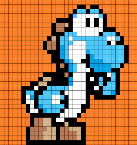 Pixel Art Facile Yoshi Pixel Art Grid Gallery | Porn Sex Picture