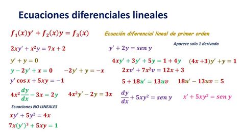 Ecuaciones Diferenciales Lineales Ppt Descargar