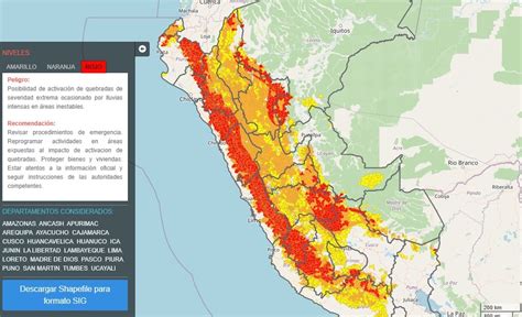 Senamhi On Twitter Quebradas Sierra Y Tumbes Presentan Umbral Rojo