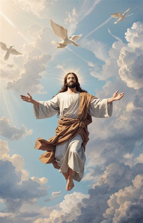 The Ascension Jesus Art Drawing Jesus Christ Artwork Jesus Drawings