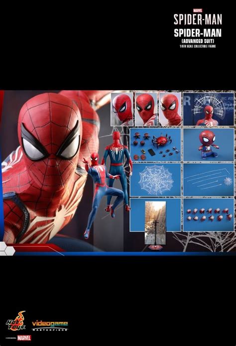 Spider Man Aus Dem Videospiel Marvels Spider Man Von Hot Toys Vgm Advanced Suit