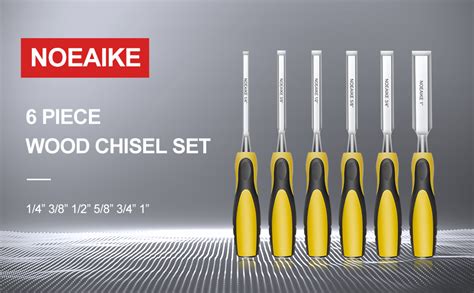 Wood Chisel Sets NOEAIKE 6 Pack Wood Chisels For Woodworking Carpentry