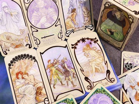 Ethereal Visions Tarot Deck With Book Unique Tarot Deck 78 Etsy